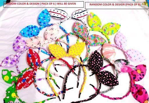 Checkout this latest Hair Accessories
Product Name: *Feminine Chic Women Hair Accessories*
Material: Fabric
Net Quantity (N): 6
Sizes: 
Free Size (Length Size: 10 cm, Width Size: 8 cm) 
Country of Origin: India
Easy Returns Available In Case Of Any Issue


SKU: Hairband62
Supplier Name: SUBHAGALANKAR

Code: 661-43593039-995

Catalog Name: Princess Chic Women Hair Accessories
CatalogID_10596563
M05-C13-SC1088
.