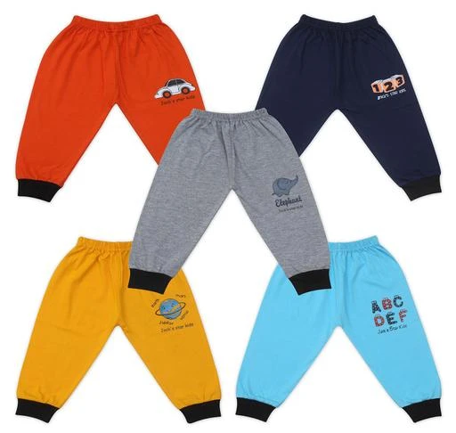 Checkout this latest Trackpants & Joggers
Product Name: *Jack's Star Kids Soft Cotton Track Pants Pajama fot Boys And Girls*
Fabric: Cotton
Pattern: Solid
Net Quantity (N): 5
Jack's Star Kids Soft Cotton Track Pants Lowers Pajama For Kids Infants Boys & Girls With Bottom Ribs (Pack Of 5) 
Sizes: 
6-12 Months (Length Size: 15 in) 
12-18 Months (Length Size: 16 in) 
18-24 Months (Length Size: 18 in) 
2-3 Years (Length Size: 19 in) 
3-4 Years (Length Size: 21 in) 
Country of Origin: India
Easy Returns Available In Case Of Any Issue


SKU: JacksStar_018
Supplier Name: JACK'S STAR

Code: 425-43682228-9941

Catalog Name: Jack's Star Kids Soft Cotton Track Pants Pajama Fot Boys And Girls
CatalogID_10621255
M10-C32-SC1186