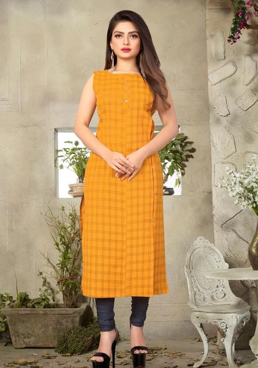 Checkout this latest Kurtis
Product Name: *Trendy Voguish Kurtis*
Fabric: Cotton
Sleeve Length: Sleeveless
Pattern: Printed
Combo of: Single
Sizes:
S, M (Bust Size: 38 in, Size Length: 46 in) 
L (Bust Size: 40 in, Size Length: 46 in) 
XL (Bust Size: 42 in, Size Length: 46 in) 
XXL (Bust Size: 44 in, Size Length: 46 in) 
Fabric: Cotton Sleeve Length: Sleeveless Pattern: Checked Combo of: Single Sizes: M (Bust Size: 38 in, Size Length: 46 in)  L (Bust Size: 40 in, Size Length: 46 in)  XL (Bust Size: 42 in, Size Length: 46 in)  XXL (Bust Size: 44 in, Size Length: 46 in) 
Country of Origin: India
Easy Returns Available In Case Of Any Issue


SKU: D-101
Supplier Name: PM ENTERPRISE

Code: 613-43820277-0021

Catalog Name: Trendy Refined Kurtis
CatalogID_10660575
M03-C03-SC1001