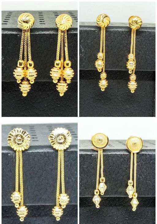 Checkout this latest Earrings & Studs
Product Name: *Casual Earrings & Studs*
Base Metal: Brass
Plating: Gold Plated
Stone Type: No Stone
Sizing: Non-Adjustable
Type: Long
Multipack: 4
Country of Origin: India
Easy Returns Available In Case Of Any Issue


SKU: UZuKDQnt
Supplier Name: LUV FASHION

Code: 532-44009886-997

Catalog Name: Unique Earrings & Studs
CatalogID_10714436
M05-C11-SC1091