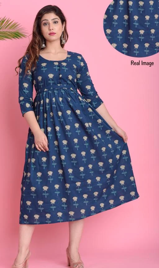  Women Printed Cotton Kurti / Women Printed Cotton Kurtis