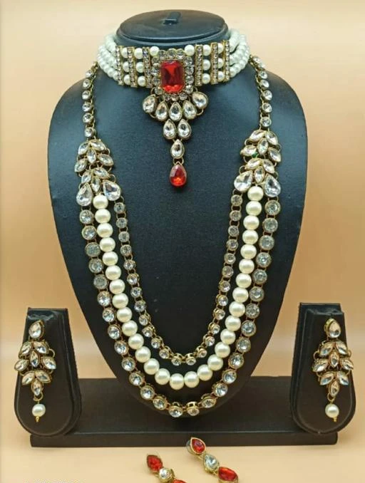 Checkout this latest Jewellery Set
Product Name: *Diva Graceful Jewellery Sets*
Base Metal: Alloy
Plating: Gold Plated
Stone Type: American Diamond
Sizing: Adjustable
Type: Necklace and Earrings
Net Quantity (N): 1
Easy Returns Available In Case Of Any Issue


SKU: BJNS1496
Supplier Name: BJ Jewel0

Code: 514-4475701-1221

Catalog Name: Diva Graceful Jewellery Sets
CatalogID_645913
M05-C11-SC1093