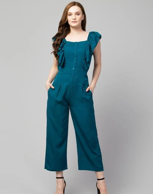 Checkout this latest Jumpsuits
Product Name: *Classy Retro Women Jumpsuits*
Fabric: Crepe
Sleeve Length: Short Sleeves
Pattern: Solid
Multipack: 1
Sizes: 
S (Bust Size: 34 in, Length Size: 50 in, Waist Size: 28 in) 
M (Bust Size: 36 in, Length Size: 50 in, Waist Size: 30 in) 
Country of Origin: India
Easy Returns Available In Case Of Any Issue



Catalog Name: Trendy Retro Women Jumpsuits
CatalogID_10923696
C79-SC1030
Code: 713-44762888-9941