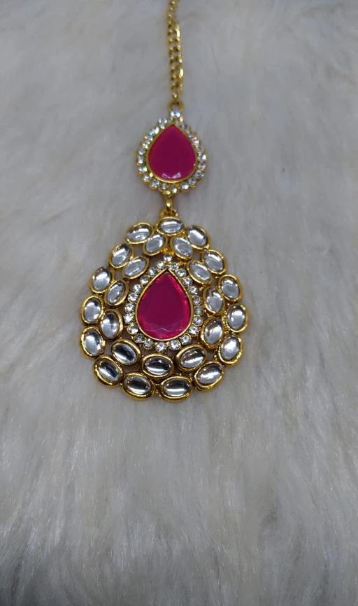Checkout this latest Maangtika
Product Name: *Allure Charming Maangtika*
Base Metal: Alloy
Plating: Gold Plated
Stone Type: Artificial Stones
Type: Single stranded tikkas
Multipack: 1
Sizes: Free Size
Easy Returns Available In Case Of Any Issue


Catalog Rating: ★4.3 (137)

Catalog Name: Allure Charming Maangtika
CatalogID_649929
C77-SC1100
Code: 051-4499073-582