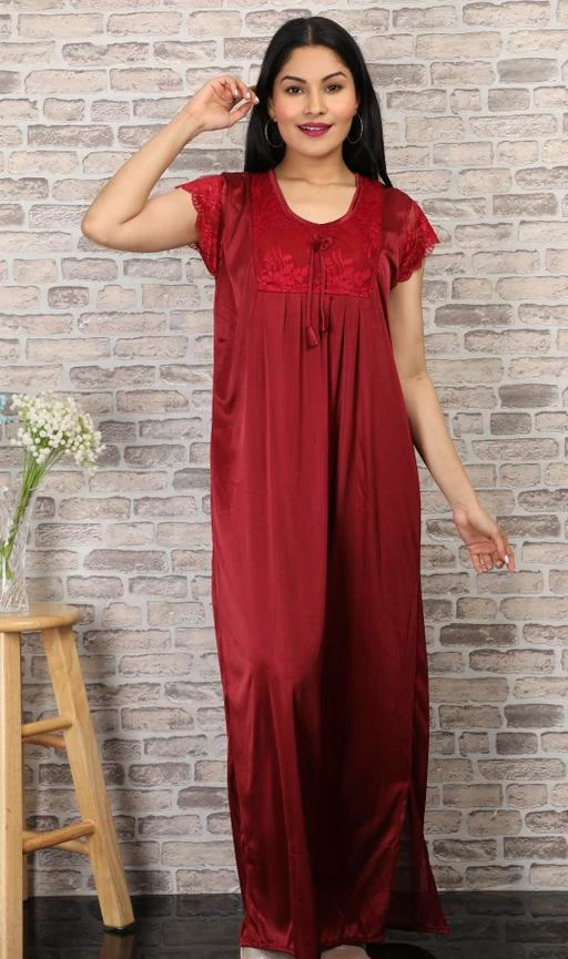 Checkout this latest Nightdress
Product Name: *Comfy Women's Satin Nightdress*
Fabric: Satin
Sleeves: Short Sleeves Are Included
Size: Up To 32 in To 36 in ( Free Size)
Length: Up To 55 in
Type: Stitched
Description: It Has 1 Piece Of Women's Nightdress
Pattern: Solid
Easy Returns Available In Case Of Any Issue


Catalog Rating: ★3.6 (25)

Catalog Name: Trendy Women's Satin Nightdress Vol 2
CatalogID_655205
C76-SC1044
Code: 243-4530076-4701