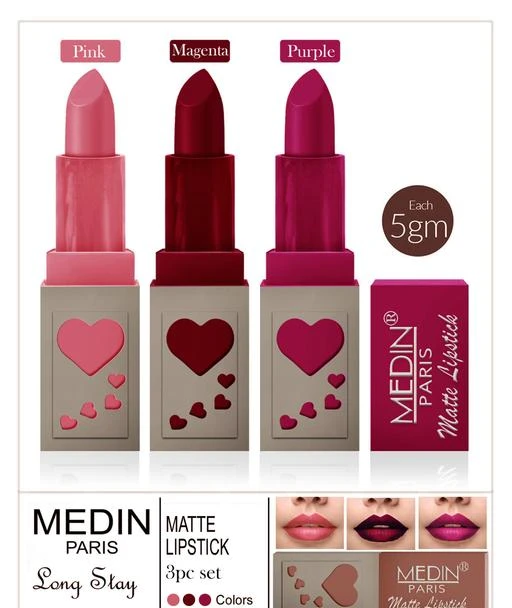Checkout this latest Lipsticks
Product Name: *Medin Paris Copper Body Matte Me Lipstick Combo *
Product Name: Medin Paris Copper Body Matte Me Lipstick Combo 
Brand Name: Medin Paris
Finish: Matte
Color: Combo Of Different Color
Type: Stick
Net Quantity (N): 3
Easy Returns Available In Case Of Any Issue


SKU: Medin Dil matte lip (3) 45 39 48 purple magenta pink
Supplier Name: Femina Beuty

Code: 752-4534708-426

Catalog Name: Medin Paris Copper Body Matte Me Lipstick Combo Vol 4
CatalogID_655592
M07-C20-SC2005