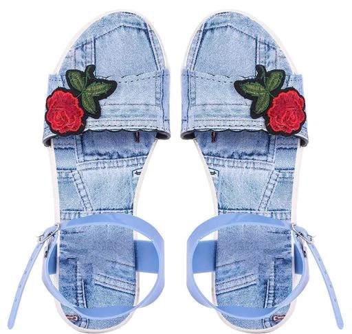 Checkout this latest Heels
Product Name: *JODA GHAR Designer Women's Footwear are Crafted for Modern Women with Latest Blue Casual Sandal for women [ Denim Rose Sandal-Blue ]*
Material: Pu
Sole Material: Pu
Pattern: Solid
Net Quantity (N): 1
JODA GHAR Presents To You The Best Women's Footwear With Regards To Style, Quality, Durability And Light Weight. It Features A Sturdy Synthetic Upper Which Ensures Durability And Improves The Overall Look. The Slip-Resistant Rubber Sole And The Round Shaped Tip Ensure Comfort. It Will Look Good With A Trendy T-Shirt And A Pair Of Chinos On Casual Occasions. This Reflect Your Persona And Your Style, They Should Match Your Apparel And Style Quotient, At The Same Time Keeping You Comfortable. And Extra Soft Cushion Padding Which Makes Your Feet Happy. Also You Can Use It On Casual/Daily Wear.
Sizes: 
IND-3, IND-4, IND-5, IND-6, IND-7
Country of Origin: India
Easy Returns Available In Case Of Any Issue


SKU: Denim Rose Sandal-Blue-JG
Supplier Name: JODA GHAR

Code: 004-45446342-999

Catalog Name: Modern Graceful Women Sandal 
CatalogID_11122202
M09-C30-SC1062