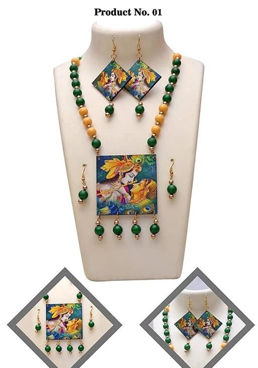 Checkout this latest Jewellery Set
Product Name: *Twinkling Graceful Women Jewellery Set*
Base Metal: Wood
Plating: Gold Plated
Stone Type: Artificial Beads
Type: Necklace and Earrings
Country of Origin: India
Easy Returns Available In Case Of Any Issue


SKU: no_01_jewellary
Supplier Name: RK ENTERPRISE

Code: 902-45527121-942

Catalog Name: Twinkling Graceful Women Jewellery Set
CatalogID_11147543
M05-C11-SC1093