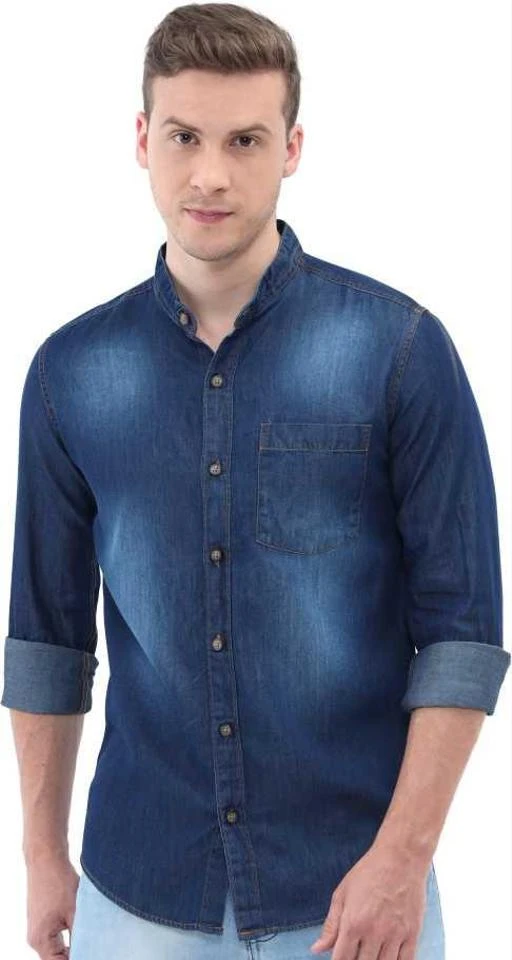 Checkout this latest Shirts
Product Name: *Comfy Latest Men Shirts*
Fabric: Denim
Sleeve Length: Long Sleeves
Pattern: Solid
Multipack: 1
Sizes:
S (Chest Size: 35 in, Length Size: 30 in) 
M (Chest Size: 38 in, Length Size: 30.5 in) 
L (Chest Size: 41 in, Length Size: 31 in) 
XL (Chest Size: 44 in, Length Size: 31.5 in) 
XXL (Chest Size: 46 in, Length Size: 32.5 in) 
Country of Origin: India
Easy Returns Available In Case Of Any Issue


Catalog Rating: ★3.9 (243)

Catalog Name: Trendy Latest Men Shirts
CatalogID_11181138
C70-SC1206
Code: 385-45634487-9912