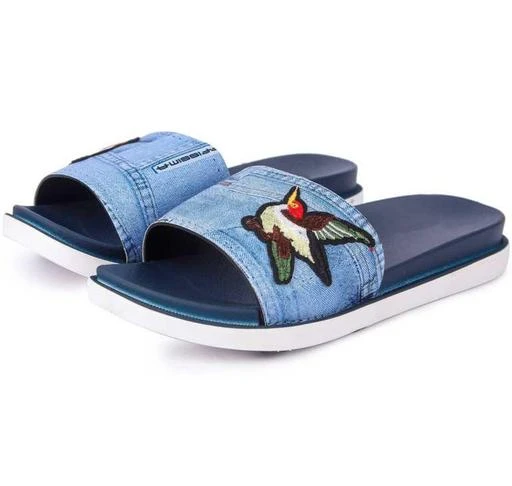 Checkout this latest Flipflops & Slippers
Product Name: *Naani Mamma Women's Slippers Indoor House or Outdoor Latest Fashion Blue FlipFlop Slipper for women [ Denim Bird Slide-Blue ]*
Material: PU
Sole Material: PU
Fastening & Back Detail: Slip-On
Pattern: Solid
Net Quantity (N): 1
Elevate your style with this comfortable pair of Slipper from the house of Naani Mamma brand. Featuring a contemporary refined design with exceptional comfort, this pair is perfect to give your quintessential dressing an upgrade. Looking for warm, soft, comfy & fuzzy slippers to relax in all day long. Flip Flop Slippers like home slippers, carpet slippers, house slippers, travel slippers,bedroom slippers, inhouse slippers, living room slippers.
Sizes: 
IND-3, IND-4, IND-5, IND-6, IND-7, IND-8
Country of Origin: India
Easy Returns Available In Case Of Any Issue


SKU: Denim Bird Slide-Blue-NM
Supplier Name: Naani Mamma

Code: 453-45635244-999

Catalog Name: Relaxed Fashionable Women Flipflops & Slippers
CatalogID_11181397
M09-C30-SC1070