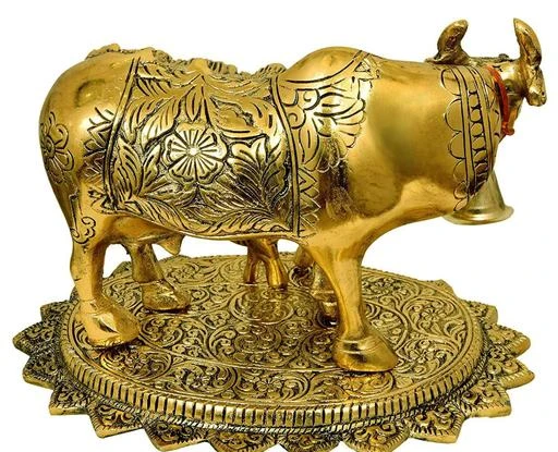 Checkout this latest Showpieces & Collectibles
Product Name: *Voguish Showpieces & Collectibles*
Material: Brass
Type: Others
Size: 10 x 13
Net Quantity (N): 1
Product Length: 12 cm
Product Height: 15 cm
Product Breadth: 15 cm
DESI DÉCOR Hand Painted Kamdhenu Cow with Calf God Figure Showpiece Decor (Golden) As per VASTU Methology Religious Spritual Idols Showpieces Placed in North East Direction of Drawing / Living & Pooja Room , brings Wealth , Health , Peace & Happiness Among The Home Members Like Mother , Father , Husband , Wife , Brother , Sister , Son , Daughter & Friend.
Country of Origin: India
Easy Returns Available In Case Of Any Issue


SKU: Brass_cow_0003
Supplier Name: DESI DECOR

Code: 088-45717957-9931

Catalog Name: Voguish Showpieces & Collectibles
CatalogID_11206420
M08-C25-SC2485