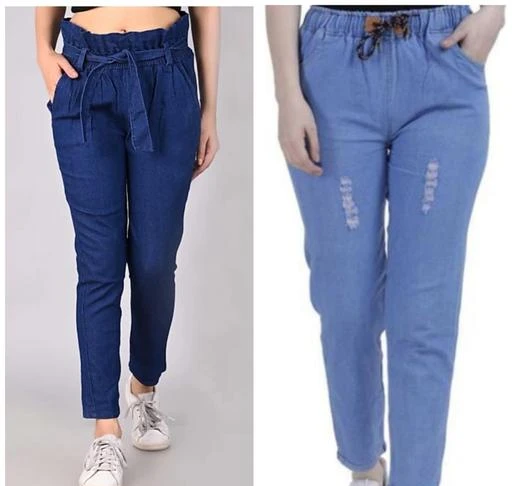 Checkout this latest Jeans
Product Name: *Pretty Partywear Women Jeans*
Fabric: Denim
Surface Styling: Tie-Ups
Multipack: 2
Sizes:
26 (Waist Size: 26 in) 
28 (Waist Size: 28 in) 
30 (Waist Size: 30 in) 
Country of Origin: India
Easy Returns Available In Case Of Any Issue


Catalog Rating: ★4.4 (5)

Catalog Name: Pretty Graceful Women Jeans
CatalogID_11295951
C79-SC1032
Code: 254-46010193-9941