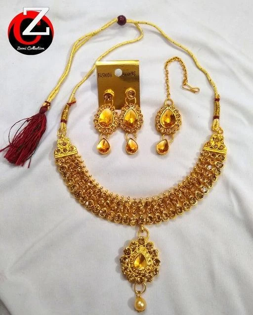 Checkout this latest Jewellery Set
Product Name: *Twinkling Charming Women  jewellery set*
Base Metal: Alloy
Plating: Gold Plated
Stone Type: Artificial Stones
Type: Necklace and Earrings
Multipack: 1
Country of Origin: India
Easy Returns Available In Case Of Any Issue


SKU: EZIMJ1-p
Supplier Name: Kshetrapal Jewellery

Code: 711-46196961-521

Catalog Name: Twinkling Charming Women  jewellery set
CatalogID_11351663
M05-C11-SC1093