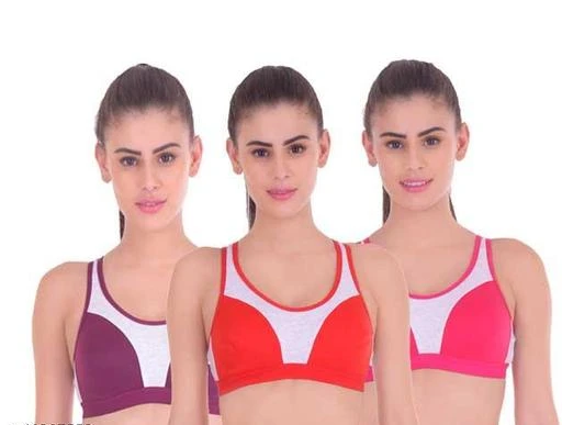 Checkout this latest Tops
Product Name: *Women and Girls Non Padded Sports Bra*
Fabric: Cotton Linen
Print or Pattern Type: Self-Design
Padding: Non Padded
Type: Sports Bra
Wiring: Non Wired
Seam Style: Seamless
Multipack: 3
Add On: Pads
Sizes:
34B (Underbust Size: 34 in, Overbust Size: 36 in) 
32B (Underbust Size: 32 in, Overbust Size: 34 in) 
S (Underbust Size: 32 in, Overbust Size: 34 in) 
30B (Underbust Size: 30 in, Overbust Size: 32 in) 
28B (Underbust Size: 28 in, Overbust Size: 30 in) 
L (Underbust Size: 36 in, Overbust Size: 38 in) 
M (Underbust Size: 34 in, Overbust Size: 36 in) 
36B (Underbust Size: 36 in, Overbust Size: 38 in) 
Women and Girl Non Padded Sports Bra
Country of Origin: India
Easy Returns Available In Case Of Any Issue



Catalog Name: Women`s and Girls Non Padded Sports Bra (by KGN Retina)
CatalogID_11409981
C79-SC1409
Code: 293-46397553-999