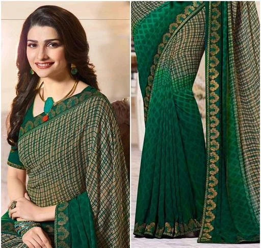 Checkout this latest Sarees
Product Name: *Adrika Fashionable Sarees*
Saree Fabric: Georgette
Blouse: Separate Blouse Piece
Blouse Fabric: Georgette
Pattern: Printed
Blouse Pattern: Same as Border
Net Quantity (N): Single
Daily wear Georgette fancy saree with Georgette Separate Blouse Piece with best Quality
Sizes: 
Free Size (Saree Length Size: 5.5 m, Blouse Length Size: 0.8 m) 
Country of Origin: India
Easy Returns Available In Case Of Any Issue


SKU: 16 DARK GREEN WW8
Supplier Name: VIRHAN ENTERPRISE

Code: 505-46464065-9991

Catalog Name: Charvi Superior Sarees
CatalogID_11429052
M03-C02-SC1004