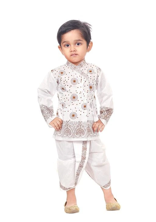 Checkout this latest Kurta Sets
Product Name: *Tinkle Elegant Kids Boys Kurta Sets*
Top Fabric: Art Silk
Sleeve Length: Long Sleeves
Bottom Type: dhoti pants
Top Pattern: Printed
Multipack: 1
Sizes: 
0-6 Months, 6-9 Months, 9-12 Months, 12-18 Months, 18-24 Months, 2-3 Years, 3-4 Years, 4-5 Years
Country of Origin: India
Easy Returns Available In Case Of Any Issue


Catalog Rating: ★3.9 (91)

Catalog Name: Princess Stylish Kids Boys Kurta Sets
CatalogID_11430118
C58-SC1170
Code: 112-46468310-997