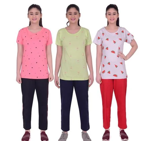 Checkout this latest Nightsuits
Product Name: *Tee Weavers Girls Nightwear Tshirt with Pyjama Combo Of 3 Sets *
Top Fabric: Cotton
Bottom Fabric: Cotton
Top Type: T-shirt
Bottom Type: Pajamas
Sleeve Length: Short Sleeves
Top Pattern: Printed
Net Quantity (N): 3
Best Quality Product from Tee Weavers.This product is made from cotton and finished in a attractive set of colors.Its made up of High Quality cotton Material.
Sizes: 
4-5 Years, 5-6 Years, 6-7 Years, 7-8 Years, 8-9 Years, 9-10 Years, 10-11 Years, 11-12 Years, 12-13 Years, 13-14 Years, 14-15 Years, 15-16 Years
Country of Origin: India
Easy Returns Available In Case Of Any Issue


SKU: Mer-903-C3
Supplier Name: Tee Weavers

Code: 969-46530760-9921

Catalog Name: Agile Elegant Kids Girls Nightsuits
CatalogID_11446860
M10-C32-SC1158
.