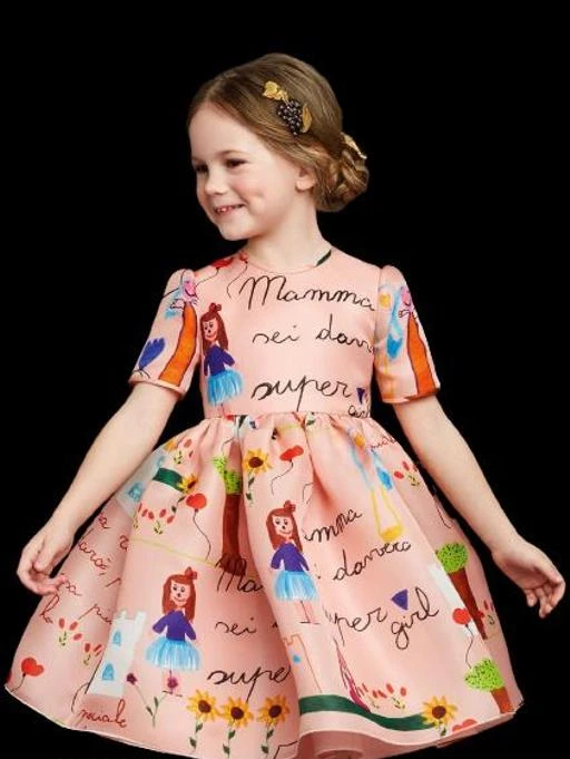 Buy F Plus Fashion Rama Satin Embroidered Kids Girls Party Wear Semi  Stitched GownSuitable To 315 Years Girls Online  779 from ShopClues