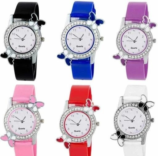 Checkout this latest Watches
Product Name: *Classic women Watches*
Strap Material: Rubber
Display Type: Analogue
Size: Free Size (Dial Diameter Size: 20 mm) 
Net Quantity (N): 1
New Graceful Moveble Diamond Combo Watch For Girls & Women BB-189-45 Analog Watch Pack Of 6 - For Girls
Country of Origin: India
Easy Returns Available In Case Of Any Issue


SKU: Black Blue Purple Pink Red White Bf
Supplier Name: VICTOX ENTERPRISE

Code: 916-46587500-999

Catalog Name: Classic women Watches
CatalogID_11464726
M05-C13-SC1087