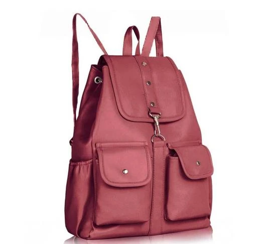 Checkout this latest Backpacks
Product Name: *Trendy Fashionable Women Backpacks*
Material: PU
No. of Compartments: 1
Pattern: Solid
Multipack: 1
Sizes:
Free Size (Length Size: 14 in, Width Size: 13 in) 
Country of Origin: India
Easy Returns Available In Case Of Any Issue


Catalog Rating: ★4 (104)

Catalog Name: Gorgeous Versatile Women Backpacks
CatalogID_11499342
C73-SC1074
Code: 652-46710587-9991