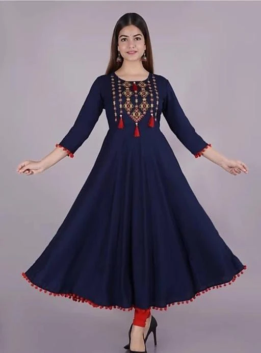 Checkout this latest Kurtis
Product Name: *Trendy Alluring Kurtis*
Fabric: Rayon
Sleeve Length: Three-Quarter Sleeves
Pattern: Embroidered
Combo of: Single
Sizes:
S, M (Bust Size: 38 in) 
L (Bust Size: 40 in) 
XL (Bust Size: 42 in) 
XXL (Bust Size: 44 in) 
XXXL
Country of Origin: India
Easy Returns Available In Case Of Any Issue


Catalog Rating: ★3.8 (71)

Catalog Name: Aagyeyi Sensational Kurtis
CatalogID_11505754
C74-SC1001
Code: 504-46728517-999