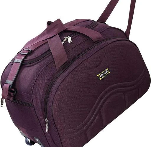 Checkout this latest Duffel Bags (500-1000)
Product Name: *Stylo Women Women Duffel Bags*
Material: Fabric
Type: Travel
Water Resistant: Yes
No. Of Compartments: 4
Compartment Closure: Zip
Side Pockets: 2
Strap Type: Crossbody
Size: M
Features: Regular
Multipack: 1
lightweight Travel duffel Trolley bag for travelling  for weekends of size L: 21inch ,W: 9.5inch, H: 14inch
Country of Origin: India
Easy Returns Available In Case Of Any Issue


SKU: Sada>Purple
Supplier Name: N CHOICE ENTERPRISES

Code: 624-46763556-999

Catalog Name: Fancy Women Women Duffel Bags
CatalogID_11517590
M09-C73-SC5086