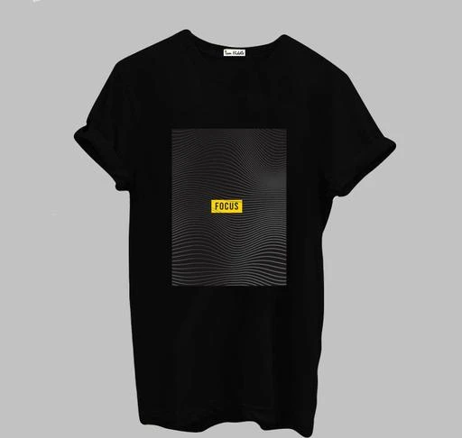 Checkout this latest Tshirts
Product Name: *Trendy Elegant Fashion Tshirt for Men*
Fabric: Cotton
Sleeve Length: Short Sleeves
Pattern: Printed
Multipack: 1
Sizes:
M (Chest Size: 36 in, Length Size: 27 in) 
L (Chest Size: 38 in, Length Size: 28 in) 
XL (Chest Size: 40 in, Length Size: 29 in) 
Country of Origin: India
Easy Returns Available In Case Of Any Issue


SKU: Black-FocusWave
Supplier Name: FLORENZ ENTERPRISE

Code: 262-46787302-997

Catalog Name: Classic Graceful Men Tshirts
CatalogID_11524048
M06-C14-SC1205