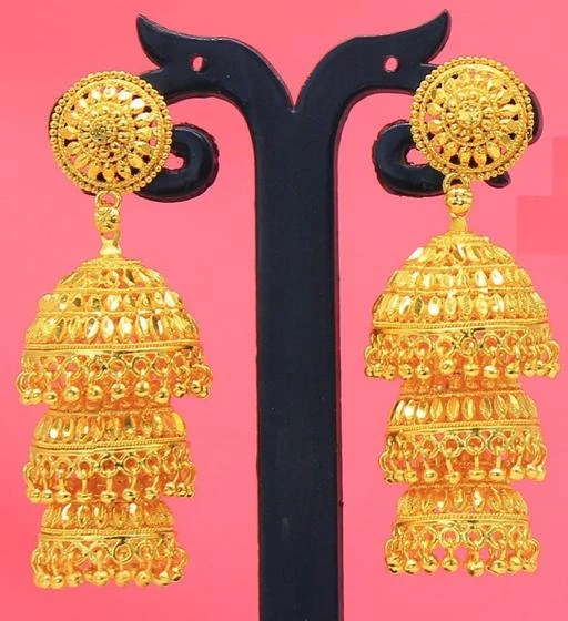 Checkout this latest Earrings & Studs
Product Name: *Wonderful Earrings & Studs*
Base Metal: Alloy
Plating: Gold Plated
Sizing: Adjustable
Stone Type: No Stone
Type: Jhumkhas
Net Quantity (N): 1
Mekkna Fashion Presnets Tarditional Gold Plated Earrings For Women.Perfectly designed for wedding purposes. can be used in daily life too...
Country of Origin: India
Easy Returns Available In Case Of Any Issue


SKU: N-91-EARRINGS-1A
Supplier Name: Mekkna Fashion

Code: 562-46832583-997

Catalog Name: Wonderful Earrings & Studs
CatalogID_11536093
M05-C11-SC1091