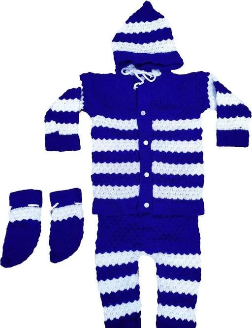 Checkout this latest Sweaters
Product Name: *Baby Boys & Baby Girls Casual Sweater Pyjama, Mitten  (blue)*
Fabric: Wool
Sleeve Length: Long Sleeves
Pattern: Striped
Multipack: 1
Sizes: 
0-1 Years
Country of Origin: India
Easy Returns Available In Case Of Any Issue


SKU: dark blue sweater
Supplier Name: DIVA PLASTIC INDUSTRIES

Code: 503-46907192-995

Catalog Name: Cute Classy Boys Sweaters
CatalogID_11561360
M10-C32-SC1178