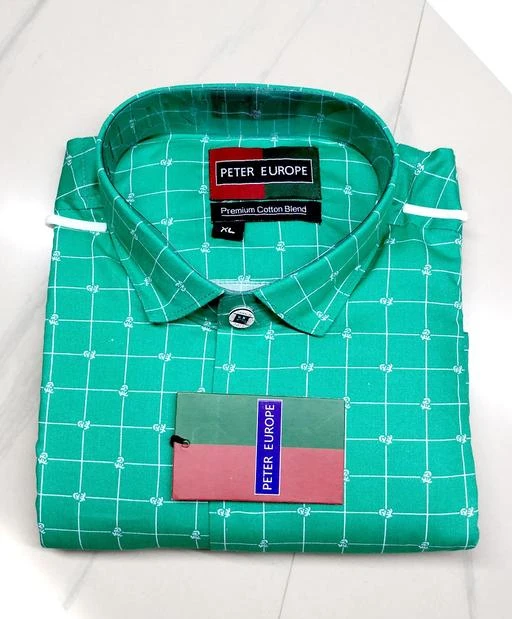 Checkout this latest Shirts
Product Name: *Pretty Partywear Mint Green Check Shirt for Men Cotton*
Fabric: Cotton Blend
Sleeve Length: Long Sleeves
Pattern: Checked
Net Quantity (N): 1
Sizes:
S, M (Chest Size: 38 in, Length Size: 29 in) 
L (Chest Size: 40 in, Length Size: 30 in) 
XL (Chest Size: 42 in, Length Size: 31 in) 
XXL (Chest Size: 44 in, Length Size: 32 in) 
shirt for men xxxl size, shirt for men full sleeves, shirt for mens Green, shirt for mens under 300, shirt for boys 15 years, shirt for boys 18 years,Shirt for men Green, Shirt for men Green ,Shirt for men Green,shirt for men Green,shirt for men Green colour,shirt for men Green colour, check shirts for boys, printed shirts for men, printed shirts for men full sleeve, printed shirts for men Green, check shirt for men, check shirts for boys, micro print shirt,shirt for mens under 400, shirt for mens under 500, shirt for mens under 300, small shirts for men, Green printed shirt for men, Mint Green check shirt for men,Green colour shirts for men, 
Country of Origin: India
Easy Returns Available In Case Of Any Issue


SKU: NSM148
Supplier Name: Piyakkar

Code: 274-46950201-999

Catalog Name: Classy Fabulous Men Shirts
CatalogID_11575751
M06-C14-SC1206