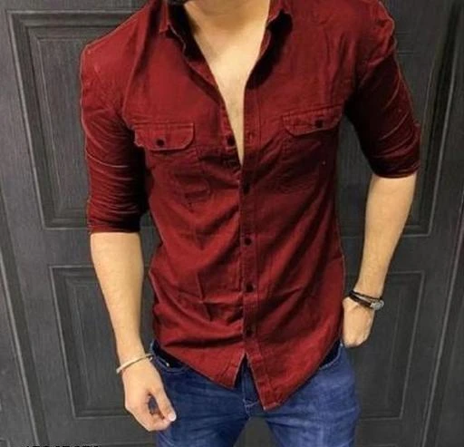 Checkout this latest Shirts
Product Name: *Trendy Fashionable Men Shirts*
Fabric: Cotton
Sleeve Length: Long Sleeves
Pattern: Solid
Multipack: 1
Sizes:
M (Chest Size: 38 in, Length Size: 28.5 in) 
L (Chest Size: 40 in, Length Size: 29.5 in) 
XL (Chest Size: 42 in, Length Size: 30 in) 
Country of Origin: India
Easy Returns Available In Case Of Any Issue


Catalog Rating: ★3.7 (30)

Catalog Name: Classy Fashionable Men Shirts
CatalogID_11609458
C70-SC1206
Code: 074-47067679-9921