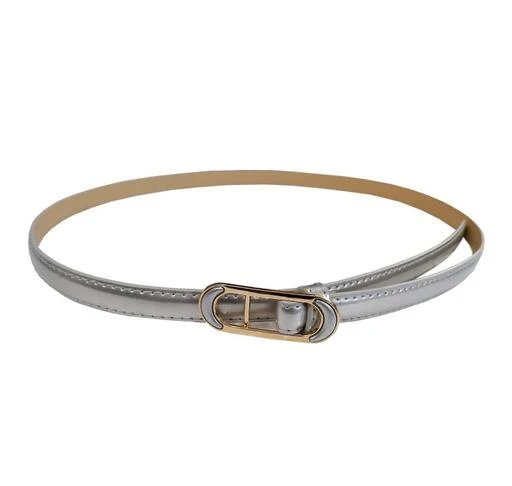 Checkout this latest Belts
Product Name: * Women's p.u Leather Belt (BL4038, Silver, Free Size)*
Material: Leather
Pattern: Checked
Net Quantity (N): 1
Sizes: 
Free Size (Waist Size: 48 in) 
Different from any other belt you have owned, once you wear a  belt, you will wonder what you ever did without one is designed to be a totally flat, no-show belt. Invisible when you want it to be yet stylish enough to show. No more unflattering bulge.  also eliminates the little holes your jean tabs and other belts create in your favorite shirts. Perfect for the active woman,  is extremely comfortable for all sizes and is fully adjustable on the inside.
Country of Origin: China
Easy Returns Available In Case Of Any Issue


SKU: KP-BL4038_SILVER
Supplier Name: World Of World

Code: 261-47125148-0001

Catalog Name: Fancy Trendy Women Belts
CatalogID_11627294
M05-C13-SC1081
.