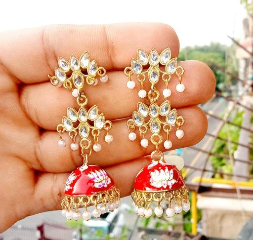 Checkout this latest Earrings & Studs
Product Name: *light weight kundan jhumki earrings*
Base Metal: Alloy
Plating: Gold Plated - Matte
Stone Type: Kundan
Sizing: Non-Adjustable
Type: Jhumkhas
Multipack: 1
Country of Origin: India
Easy Returns Available In Case Of Any Issue


Catalog Rating: ★4.1 (73)

Catalog Name: Fashionable Earrings & Studs
CatalogID_11661289
C77-SC1091
Code: 951-47237177-0011