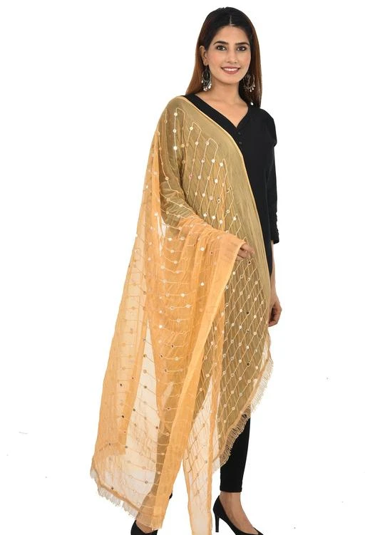 Checkout this latest Dupattas
Product Name: * Embroidered Fancy SequenceWork Chiffon Dupatta with Verstile Far Border ( Beige )*
Fabric: Chiffon
Pattern: Embellished
Multipack: 1
Sizes:Free Size (Length Size: 2.25 m) 
Country of Origin: India
Easy Returns Available In Case Of Any Issue


Catalog Rating: ★3.9 (74)

Catalog Name: Elegant Trendy Women Dupattas
CatalogID_11699502
C74-SC1006
Code: 712-47361223-997
