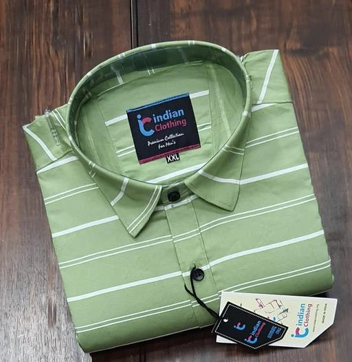 Checkout this latest Shirts
Product Name: *Comfy Fabulous Men Shirts*
Fabric: Cotton
Sleeve Length: Long Sleeves
Pattern: Striped
Net Quantity (N): 1
Sizes:
M (Chest Size: 40 in, Length Size: 29 in) 
L (Chest Size: 42 in, Length Size: 29 in) 
XL (Chest Size: 44 in, Length Size: 29.5 in) 
Men's casual Looks pure cotton Lining Shirt-GREEN
Country of Origin: India
Easy Returns Available In Case Of Any Issue


SKU:  GREEN LINE HORIZ
Supplier Name: HKG ENTERPRISES

Code: 905-47375360-9921

Catalog Name: Comfy Graceful Men Shirts
CatalogID_11703612
M06-C14-SC1206
