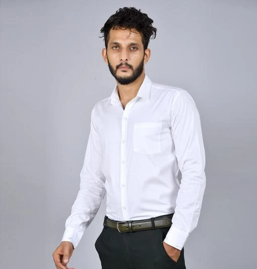 Checkout this latest Shirts
Product Name: *Shirts*
Fabric: Cotton Blend
Sleeve Length: Long Sleeves
Pattern: Solid
Net Quantity (N): 1
Sizes:
M (Chest Size: 38 in, Length Size: 28 in) 
L (Chest Size: 40 in, Length Size: 29 in) 
XL (Chest Size: 42 in, Length Size: 30 in) 
Men's Regular Fit Full Sleeve Shirt by JiviQ – Keep your style trendy and stylish
Crafted in 80% cotton fabric blended with 20% Satin, this long-sleeved, regular-fit modern shirt offers superb comfort and an impeccable finish. A reliable option for business wear, the shirt features a modern Classic Collar and double button mitered cuffs, a shirt tail them and a chest patch pocket for professional look.
Country of Origin: India
Easy Returns Available In Case Of Any Issue


SKU: 1603277513
Supplier Name: JIVISHA EXPORTS

Code: 053-47410438-999

Catalog Name: Classic Modern Men Shirts
CatalogID_11714180
M06-C14-SC1206
