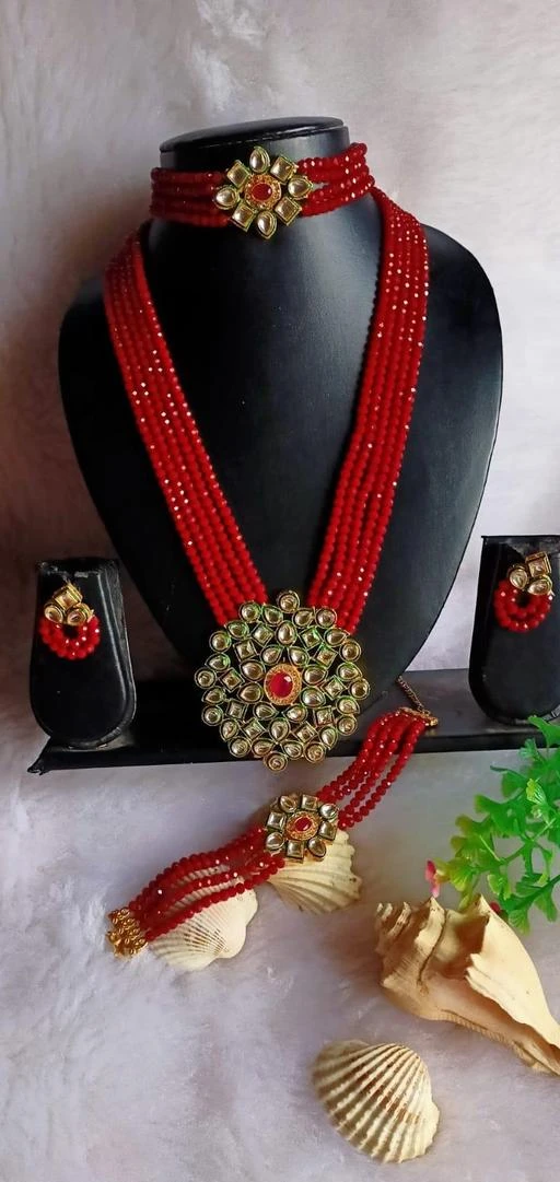 Checkout this latest Jewellery Set
Product Name: *Sizzling Bejeweled Women Jewellery Set*
Base Metal: Brass
Plating: Gold Plated
Stone Type: Polki
Sizing: Adjustable
Type: Necklace and Earrings
Net Quantity (N): 1
Country of Origin: India
Easy Returns Available In Case Of Any Issue


SKU: cscdd999
Supplier Name: Tirupati Mart

Code: 634-47544501-0291

Catalog Name: Sizzling Bejeweled Women Jewellery Set
CatalogID_11754902
M05-C11-SC1093