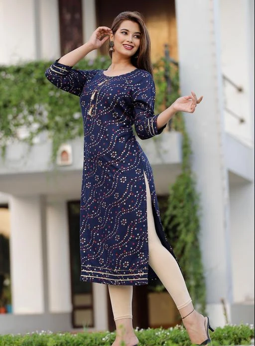 Checkout this latest Kurtis
Product Name: *Charvi Fashionable Kurtis*
Fabric: Rayon
Sleeve Length: Three-Quarter Sleeves
Pattern: Printed
Combo of: Single
Sizes:
M (Bust Size: 38 in, Size Length: 46 in) 
L (Bust Size: 40 in, Size Length: 46 in) 
XL (Bust Size: 42 in, Size Length: 46 in) 
XXL (Bust Size: 44 in, Size Length: 46 in) 
XXXL
nitesh fab tex beutifully desien partywear
Country of Origin: India
Easy Returns Available In Case Of Any Issue


SKU: NT 4634 RAYON NAVY BLUE
Supplier Name: NITESH FEB TEX

Code: 013-47649065-996

Catalog Name: Alisha Fabulous Kurtis
CatalogID_11788219
M03-C03-SC1001