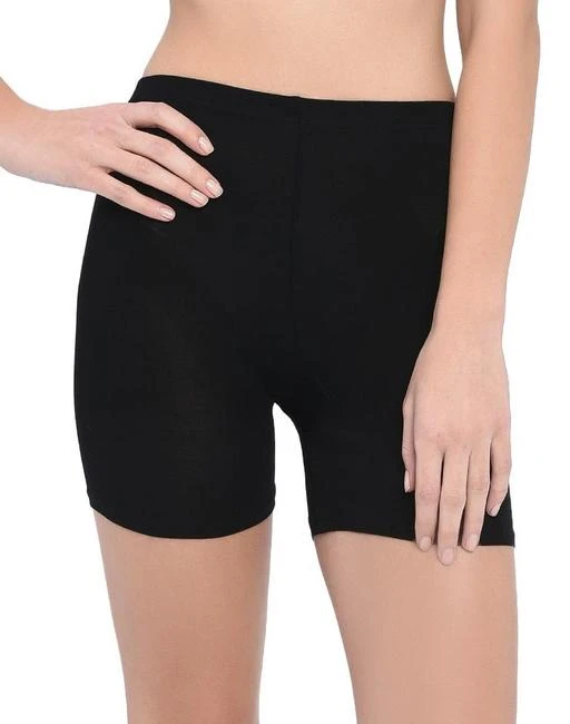 Checkout this latest Shorts
Product Name: *Casual Feminine Women Shorts*
Fabric: Cotton Blend
Pattern: Solid
Net Quantity (N): 1
Skin-friendly Fabric - This women shorts is made of 95% Cotton, 5% Spandex, soft, breathable, stretchable and lightweight, silky feeling makes you feel cool in summer, easy to wash and dry fast and perfect for sleeping in or lounging at home. Beautiful lace edge: lace design makes your figure charming and beautiful, and high waist underwear can enhance the waist line to make the legs look more slender, and not force waist and help to lift hips and abdomen… Wide application: suitable for most people and styles of dresses, skirts, short, exercise pants in summer, can also wear outside while you are dancing or doing yoga… Retains Shape and Color after Wash.Perfect for Layering, Casual Wear, Gym, Yoga, Beach or Bedtime.Ideal for Wearing under Short Skirts, Tunic or Dress. Suitable for Girls, Teenagers, Women.
Sizes: 
28 (Waist Size: 28 in, Length Size: 20 in) 
30 (Waist Size: 30 in, Length Size: 20 in) 
32 (Waist Size: 32 in, Length Size: 20 in) 
34 (Waist Size: 34 in, Length Size: 20 in) 
Country of Origin: India
Easy Returns Available In Case Of Any Issue


SKU: 1PC_CYCLING_PLAIN_BLACK__B
Supplier Name: Tomkot

Code: 532-47667046-005

Catalog Name: Tomkot Women's/Girl's Cotton Lycra Stretchable Lace Cycling Shorts/Under Skirt Shorts Safety Shorts,Black/Beige 
CatalogID_11793744
M04-C08-SC1038
