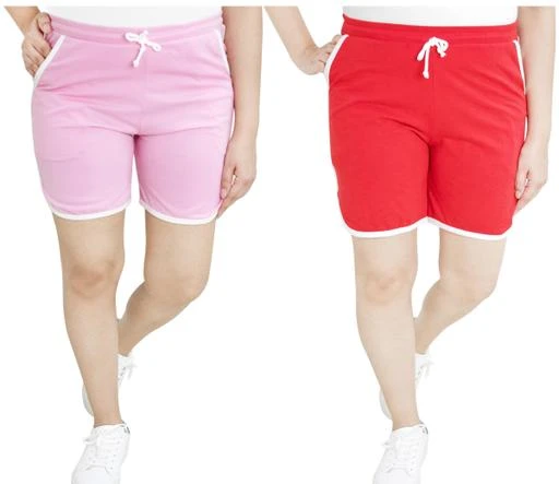 Checkout this latest Shorts
Product Name: *Neska Moda pack of 2 women solid baby pink and red cotton small size boxer shorts with 2 side pocket -XB337andXB340*
Fabric: Cotton Blend
Pattern: Solid
Net Quantity (N): 2
Nail the style of the season wearing women solid baby pink and red small size boxer shorts by Neska Moda. Designed with absolute perfection these shorts are made of cotton making them soft against the skin, the shorts comes with two side pocket for added comfort, the drawstring fastening on the waistband promises an excellent grip and fit all day long. the shorts comes with stylish contrasting side piping keep them trendy and highly fashionable. These pack of 2 shorts are ideal for running, gymimg, bed wear or night wear, daily casual wear, you can teamed up with a pair of white sneakers and a printed top to look your best when you wear them out for a trendy look. proudly make in india product.
Sizes: 
28 (Waist Size: 28 in, Length Size: 16 in, Hip Size: 28 in) 
Country of Origin: India
Easy Returns Available In Case Of Any Issue


SKU: XB337andXB340-NM-PnkRed-S-1Set-310
Supplier Name: TOPNTOE E-COMMERCE INDIA PRIVATE LIMITED

Code: 884-47673732-9941

Catalog Name: Gorgeous Fabulous Women Shorts
CatalogID_11795769
M04-C08-SC1038