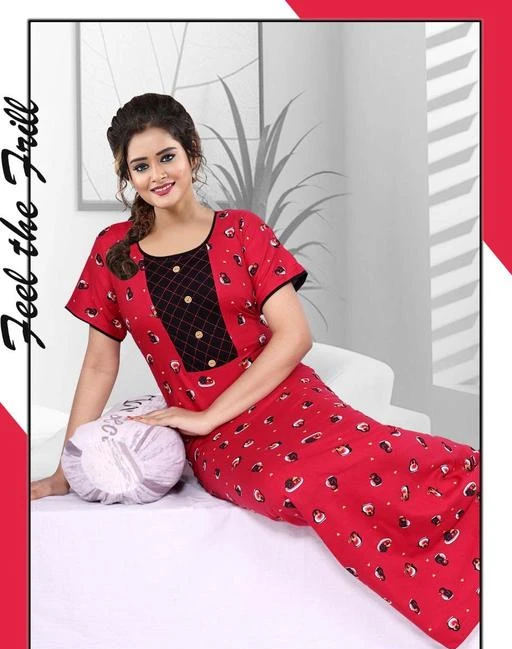 Checkout this latest Nightdress
Product Name: *Aradhya Attractive Women Nightdresses*
Fabric: Hosiery
Sleeve Length: Short Sleeves
Pattern: Printed
Net Quantity (N): 1
Sizes:
XL (Bust Size: 42 in, Length Size: 56 in) 
A4U Women Premium Nighty 
Country of Origin: India
Easy Returns Available In Case Of Any Issue


SKU: D.NO.20643
Supplier Name: newstyle collection

Code: 083-47678074-9921

Catalog Name: Divine Stylish Women Nightdresses
CatalogID_11797095
M04-C10-SC1044