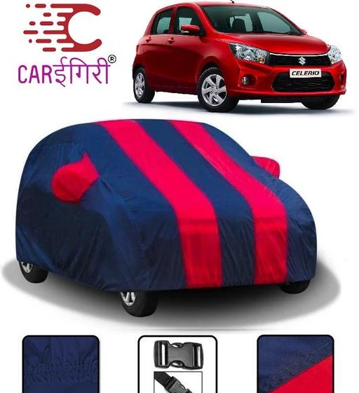 Checkout this latest Car Cover
Product Name: *Carigiri Red And Navy Blue Car Body Cover For Maruti Suzuki Celerio(Triple Stitched,Mirror Pocket,Dustproof,UV Resistant)(Models-2014, 2015, 2016, 2017, 2018, 2019, 2020, 2021)*
Material: Taffeta
Brand: Maruti Suzuki
Model Name: Celerio
Pattern: Stripes
Product Breadth: 2 M
Product Length: 4 M
Product Height: 2 M
Net Quantity (N): 1
Carigiri Presents Car Body Cover New,stylish and Elegant Stripe Design which gives a whole new look to your car and it has side mirror pockets to give extra care to side mirrors. Highly Durable and Long Lasting Water Resistant material protects your vehicle against wet(NOTE:IT IS NOT 100% WATERPROOF), humid and dusty climatic conditions. It has Water Resistant fabric and Triple Stitched High Quality imported threads have been used to stitch the cover. Elastic,Belt And Buckle at the botttom helps keep the cover tight and secure for better grip. The Cover keeps your vehicle cooler, dry and dust free, it remains unaffected by adverse climatic. conditions. Uses reinforced side clamps to tie down the cover. UV stable materials ensure a long life. Machine washable, Foldable Material, Triple Stitched. Perfect fitting for the mentioned car.ONLY FOR MARUTI 800.
Country of Origin: India
Easy Returns Available In Case Of Any Issue


SKU: 772985703
Supplier Name: Carigiri

Code: 038-47682863-9992

Catalog Name: Stylo Car Cover
CatalogID_11798471
M08-C25-SC2774