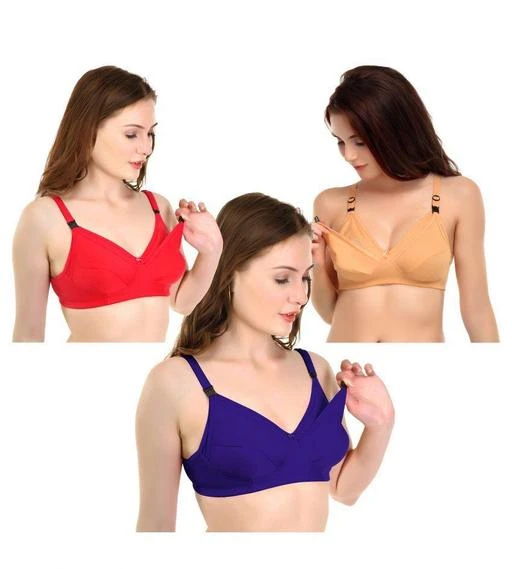 Checkout this latest Feeding Bra
Product Name: *Sassy Women Feeding Bra*
Fabric: Cotton Blend
Net Quantity (N): 3
New nursing bra latest good febric and good looking everday bra 
Sizes: 
30A, 32A, 34A, 36A, 38A, 40A, 30B (Overbust Size: 31 in, Underbust Size: 29 in) 
32B (Overbust Size: 33 in, Underbust Size: 31 in) 
34B (Overbust Size: 35 in, Underbust Size: 33 in) 
36B (Overbust Size: 37 in, Underbust Size: 35 in) 
38B (Overbust Size: 39 in, Underbust Size: 37 in) 
40B (Overbust Size: 41 in, Underbust Size: 39 in) 
Country of Origin: India
Easy Returns Available In Case Of Any Issue


SKU: 1447706765
Supplier Name: sofiyaa

Code: 772-47802898-999

Catalog Name: Sassy Women Feeding Bra
CatalogID_11835492
M04-C53-SC1824