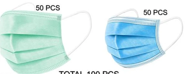 Checkout this latest PPE Masks
Product Name: *REAL | 3 PLY Surgical Mask With Nosewire Non-Woven Ultrasonic Use And Throw Mask (Pack Of 100) (50 Green, 50 Blue)*
Product Name: REAL | 3 PLY Surgical Mask With Nosewire Non-Woven Ultrasonic Use And Throw Mask (Pack Of 100) (50 Green, 50 Blue)
Multipack: 100
Size: Free Size
Gender: Unisex
Type: 3Ply
Country of Origin: India
Easy Returns Available In Case Of Any Issue


Catalog Rating: ★4.3 (75)

Catalog Name: REAL Classic PPE Masks
CatalogID_11866494
C89-SC1758
Code: 932-47904446-992