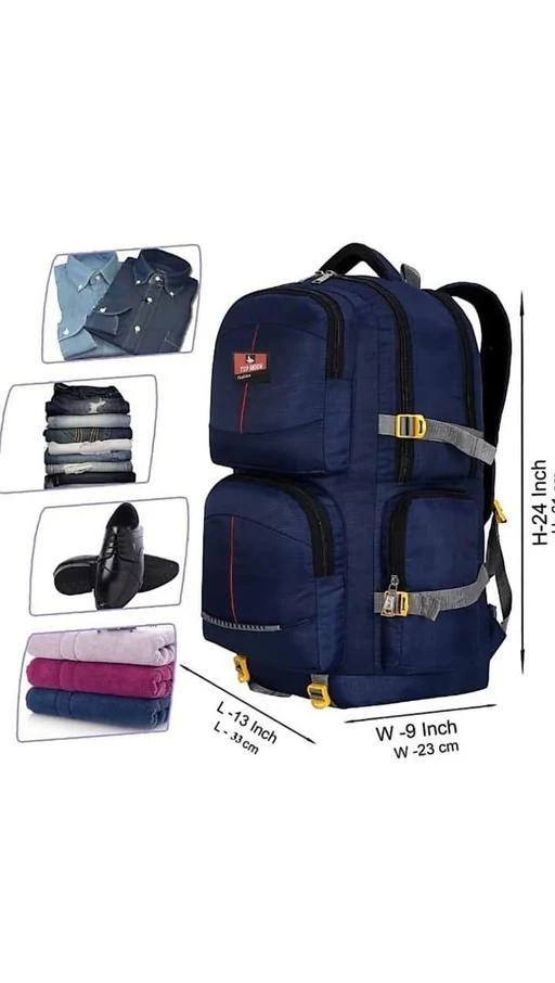 Checkout this latest Rucksacks & Trekking Backpacks
Product Name: *Trendy Women Rucksacks*
Product Name: Trendy Women Rucksacks
Material: Polyester
No. Of Compartments: 3
External Pocket: Multiple Pockets
Product Height: 70 Cm
Product Length: 68 Cm
Product Width: 0.75 Cm
Net Quantity (N): 1
This rucksack/trekking backpack is a reliable, convenient and complete multi-pocket pack: a companion for all your short and long range adventures. its super-roomy compartments and many pockets let you organize your gear simply and efficiently. Get ready for an adventurous trip by packing your stuff in this rucksack backpack. This spacious rucksack backpack will accommodate all your essentials with ease and so is a must-have. Made from polyester, this durable rucksack backpack will be a true travel companion.
Country of Origin: India
Easy Returns Available In Case Of Any Issue


SKU: TP_HK_11
Supplier Name: TOP MOON FASHION

Code: 037-47931672-9991

Catalog Name: Fashionate Women Rucksacks
CatalogID_11874914
M09-C73-SC5092
