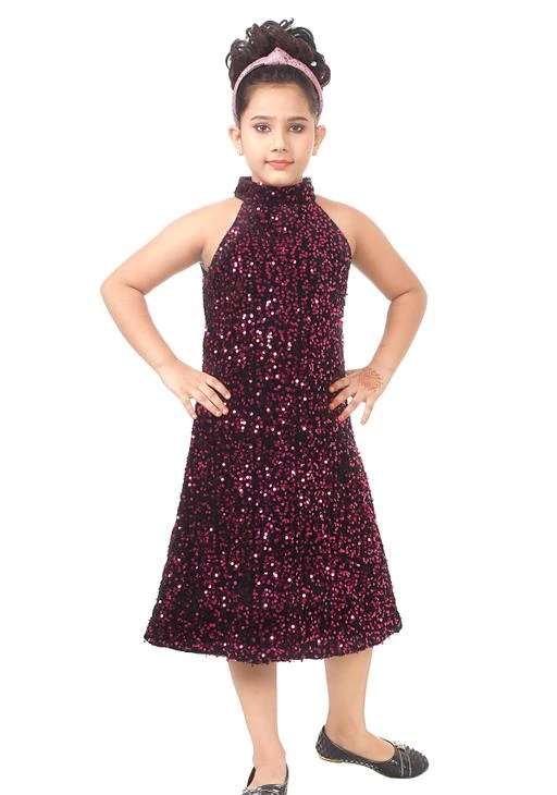 Checkout this latest Frocks & Dresses
Product Name: *Pretty Comfy Girls Frocks & Dresses*
Fabric: Chiffon
Sleeve Length: Sleeveless
Pattern: Embellished
Net Quantity (N): Single
Sizes:
1-2 Years (Bust Size: 18 in, Length Size: 20 in) 
2-3 Years (Bust Size: 20 in, Length Size: 22 in) 
3-4 Years (Bust Size: 22 in, Length Size: 24 in) 
4-5 Years (Bust Size: 24 in, Length Size: 26 in) 
5-6 Years (Bust Size: 26 in, Length Size: 28 in) 
6-7 Years (Bust Size: 28 in, Length Size: 30 in) 
7-8 Years (Bust Size: 30 in, Length Size: 32 in) 
8-9 Years (Bust Size: 32 in, Length Size: 34 in) 
THE CROWN is a luxurious kids wear brand. Dress for girls and kids with an elegant sequi soft fabric which tends to give an easy long wearing to your princess the outfit has sleeveless  pattern a high neck a zip on back which makes it more beautiful and stylish the girls dress measures till the knee- length which gives a Superb  Look to Your little one. This lovely dress is for your little angel's cherished birthday or other celebrations,functions and outings.  Your princess will look like a barbie. THE CROWN Not a name, It's a BRAND.
Country of Origin: India
Easy Returns Available In Case Of Any Issue


SKU: TC_SEQUIN_MAROON
Supplier Name: D.R. Brothers

Code: 672-48199753-996

Catalog Name: Cute Comfy Girls Frocks & Dresses
CatalogID_11955205
M10-C32-SC1141