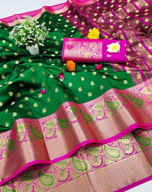 Checkout this latest Sarees
Product Name: *Chitrarekha Voguish Sarees*
Saree Fabric: Kanjeevaram Silk
Blouse: Separate Blouse Piece
Blouse Fabric: Kanjeevaram Silk
Pattern: Zari Woven
Blouse Pattern: Same as Border
Net Quantity (N): Single
Kanjivaram silk saree with banarasi effect.Full Zari butta and border.
Sizes: 
Free Size (Saree Length Size: 5.4 m, Blouse Length Size: 0.8 m) 
Country of Origin: India
Easy Returns Available In Case Of Any Issue


SKU: Kesar5-Firozi(N)
Supplier Name: JIHANA FAB

Code: 255-48222445-9971

Catalog Name: Aishani Ensemble Sarees
CatalogID_11961954
M03-C02-SC1004