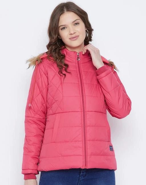 Checkout this latest Jackets
Product Name: *Vero Amore Women's Pink winter wear full sleeve solid parka Jacket*
Fabric: Polyester
Sleeve Length: Long Sleeves
Pattern: Solid
Multipack: 1
Sizes: 
XXL (Bust Size: 46 in, Length Size: 28 in, Waist Size: 42 in, Hip Size: 44 in, Shoulder Size: 19 in) 
Country of Origin: India
Easy Returns Available In Case Of Any Issue


Catalog Rating: ★4.2 (86)

Catalog Name: Urbane Fashionista Women Jackets & Waistcoat
CatalogID_11967824
C79-SC1023
Code: 249-48241472-5993