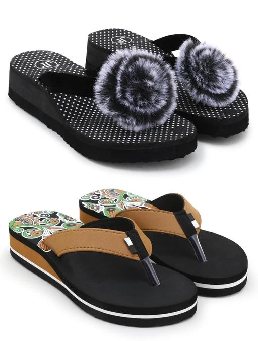 Checkout this latest Flipflops & Slippers
Product Name: *Fancy and Georgous Black & Brown Fabrication Slippers for Women & Girls Combo of 2*
Material: Suede
Sole Material: EVA
Fastening & Back Detail: Slip-On
Pattern: Colorblocked
Net Quantity (N): 2
Fancy and Georgous Black Fabrication, Rubber Slippers for Women & Girls Combo of 2.
Sizes: 
IND-4, IND-5, IND-6, IND-7, IND-8
Country of Origin: India
Easy Returns Available In Case Of Any Issue


SKU: 581287552
Supplier Name: DEEKSHA ENTERPRISES

Code: 443-48412056-999

Catalog Name: Relaxed Trendy Women Flipflops & Slippers
CatalogID_12019815
M09-C30-SC1070