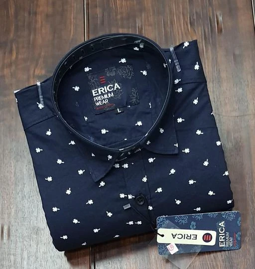 Checkout this latest Shirts
Product Name: *ERICA Men's Premium Cotton Casual Full Sleeve Shirt - BLUE*
Fabric: Cotton
Pattern: Printed
Multipack: 1
Sizes:
M (Chest Size: 39 in, Length Size: 28.5 in) 
Country of Origin: INDIA
Easy Returns Available In Case Of Any Issue


SKU: 1003
Supplier Name: HKG ENTERPRISES

Code: 844-48480750-9911

Catalog Name: Urbane Sensational Men Shirts
CatalogID_12040380
M06-C14-SC1206